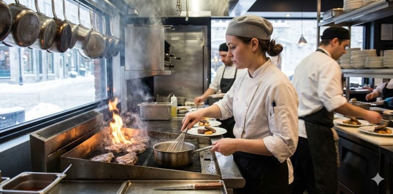 Devenir Chef de partie (Responsable dʼune station : grillades sauces etc.) au Québec