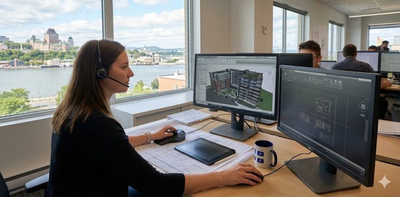 Devenir Dessinateur en bâtiment (CAO/DAO - Spécialiste AutoCAD/Revit) au Québec