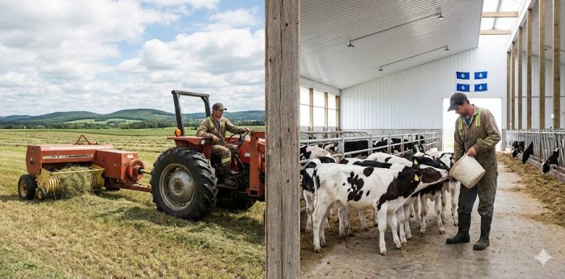 Devenir Ouvrier agricole (Général) (Travaux divers : champs animaux entretien) au Québec