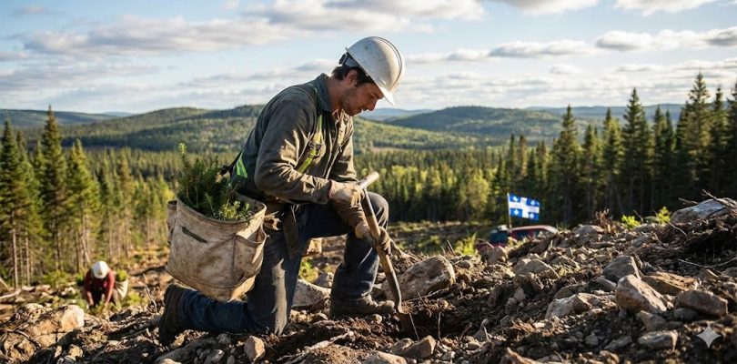Devenir Planteur dʼarbres (Reboisement - emploi saisonnier très physique) au Québec