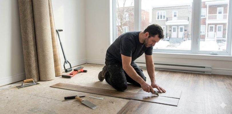 Devenir Poseur de revêtements souples (Tapis vinyle prélart) au Québec